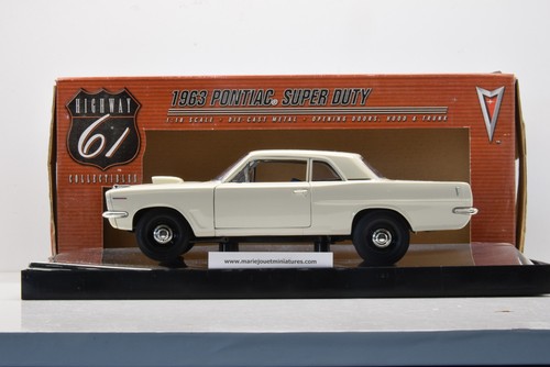 Pontiac super duty 1963 white - super,