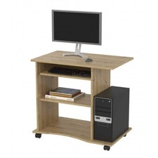 Kit Scrivania Porta Pc Noce