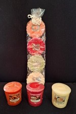 Set YANKEE CANDLE 4 tarte e 3 mini candele votive profumazioni particolari