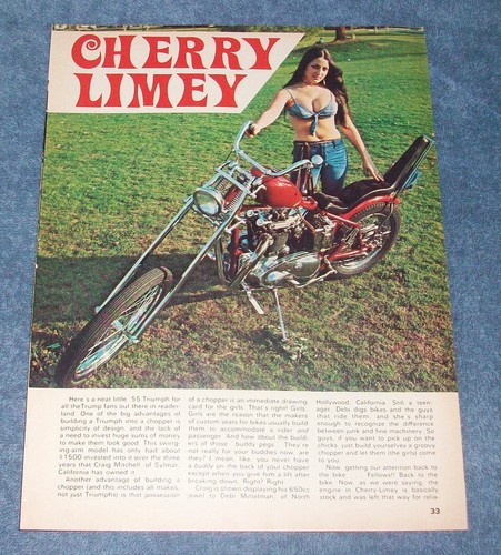 Triumph custom chopper - triumph,