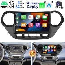 Android 14 autoradio CarPlay per Hyundai i10 II BA IA 2013-2016 GPS navigatore fotocamera +