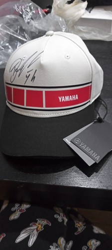 Cappello yamaha autografato - cappello,
