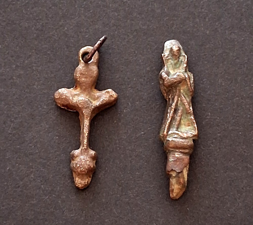 Antico crocifisso statuetta - crocifisso,