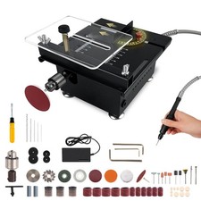 Mini Table Saw for Crafts,Small Table Saw,Multi-Functional Desk Saws,7 Speed ...