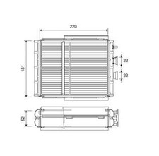 SCAMBIATORE CALORE VOLVO XC 60