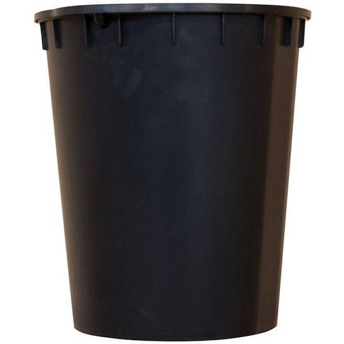 Secchio rotondo nero con