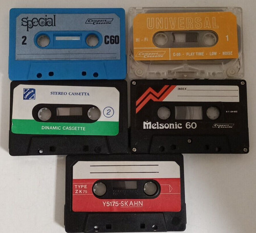 Lotto cassette mix marche - 5x,