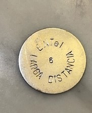 ARGENTINA - GETTONE TELEFONICO ENTEL LARGA DISTANCIA N. 8 ANNO 1984 ??