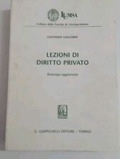 Lezioni di diritto privato