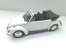 + VOLKSWAGEN VW Maggiolino 1303 Cabrio Modellino NOREV 1:18 Bianco NUOVO 188524