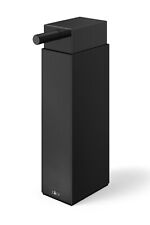 Zack Linea Dispenser Sapone Libera Installazione Acciaio Inox Nero Verniciato a Polvere