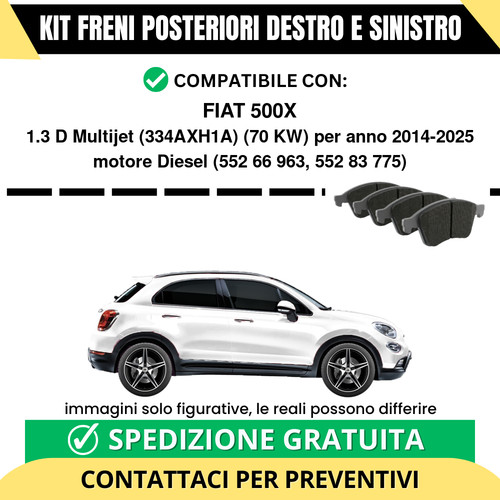 Pastiglie freno posteriori - pastiglie,