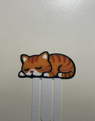 Segnalibro gatto rosso - gatto,