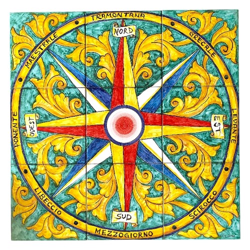 Pannello ceramica con - pannello, in