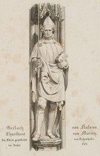 A. REINDEL (1784-1853), Gerlach von Nassau, Norimberga, acquaforte romantica