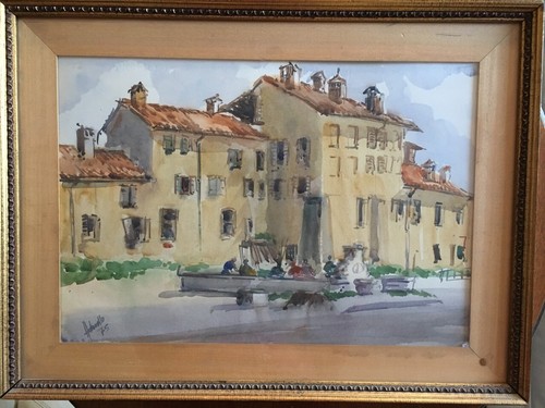 Quadro acquerello antonello - quadro,
