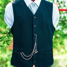 New Silver Color Double Albert