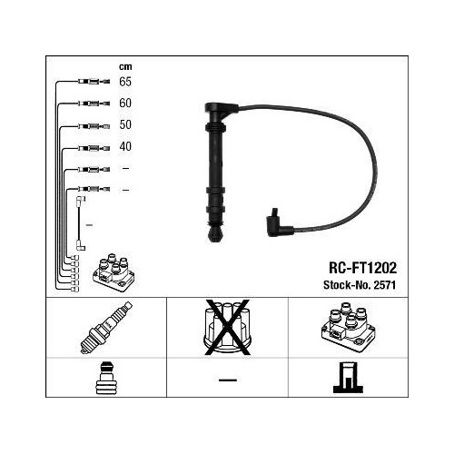 Kit tubi accensione ngk - tubi,