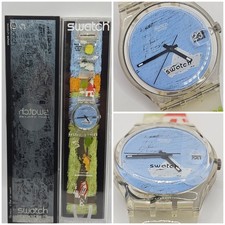Swatch Gent GK420 Dibujos – 2000 – Vintage Original – NOS – Full Set