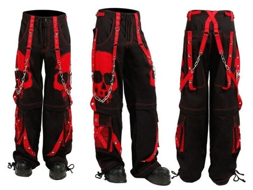 Pantalone punk rock rosso - rock,