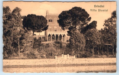 Cartolina brindisi villa - cartolina,