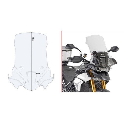 Givi d6418st cupolino alto - givi,