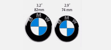 STEMMA LOGO COMPATIBILE BMW FREGIO PER COFANO E BAULE 74mm 82 mm
