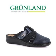 Grunland Ciabatta Donna con Plantare Estraibile In Tessuto stretch con Strass DA