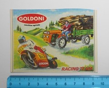 ADESIVO STICKER AUTOCOLLANT VINTAGE AUTO MOTO TUNING GOLDONI MACCHINE AGRICOLE