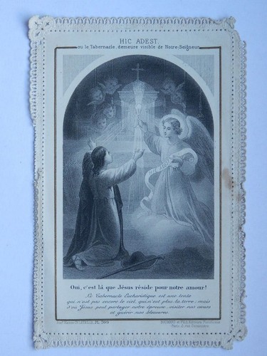 Vecchio santino jesus - jesus, gesù