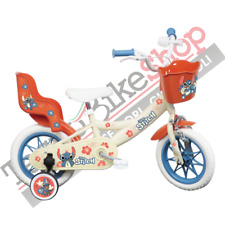 Bici Disney Stitch Bicicletta Bambini Colore Beige - Misura 12-14-16 Pollici