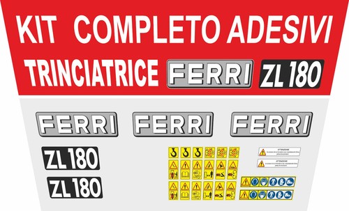 Kit adesivi decalcomania - kit,