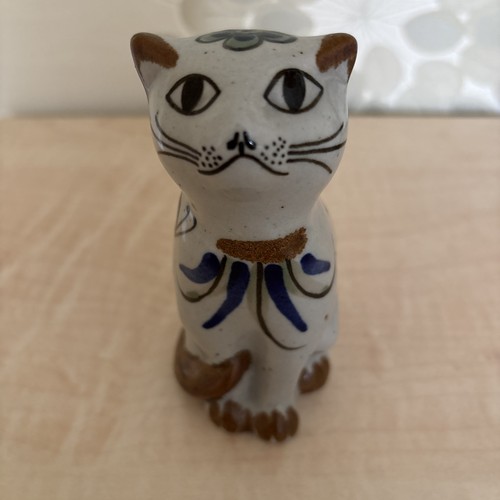 Tonala mexican pottery cat - tonala,