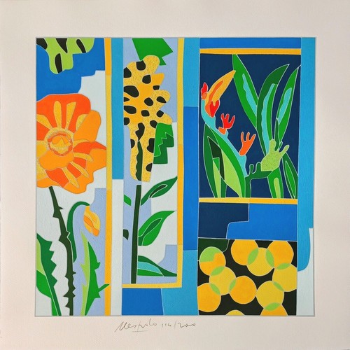 Ugo nespolo fiori - ugo, |