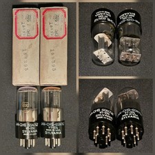 SYLVANIA 6SN7 GT VT-231 TUBO