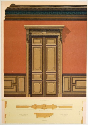 Lithographie 19e daly - 19e,