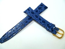 CINTURINO OROLOGIO BLU 18 mm