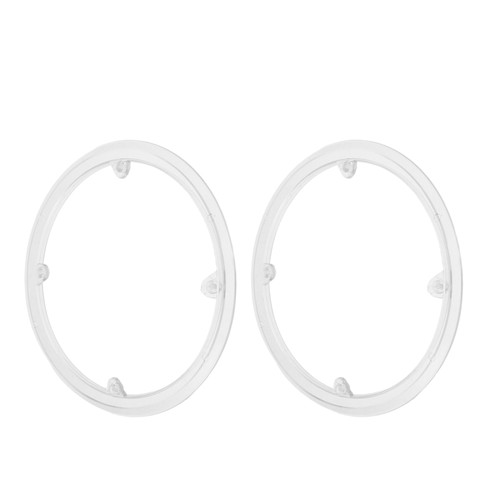 2pz copri catena bici bianco - catena,
