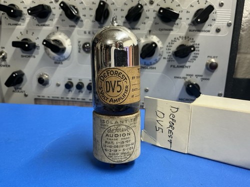Early deforest audion dv5 - deforest,