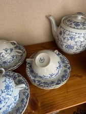 SERVIZIO DA TE CON 6 TAZZE SOTTOTAZZA ZUCCHERIERA E TEIERA