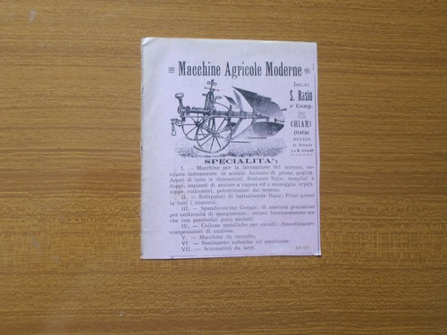 1910 macchine agricole - 1910,