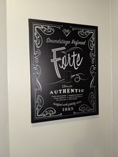 Klipsch Heresy Forte Cornwall Heritage Dealer Promo 18x24 Canvas Speaker Poster