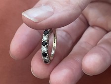 Splendido Anello Zaffiro Cubic