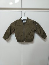 Giubbotto giacca bambino bomber piumino verde cachi tg 9-12 mesi piazza Italia 