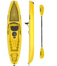 Kayak - canoa da 268 cm + gavone - rete porta oggetti- ruotino sport mare lago