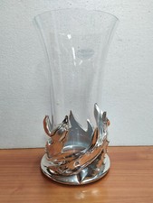 Vaso portafiori Vetro placcato argento