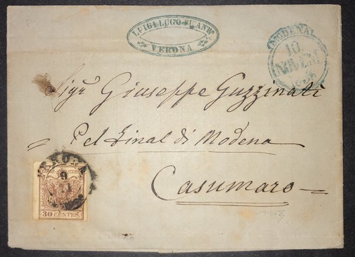 Lombardo veneto cent 1856 - lombardo,