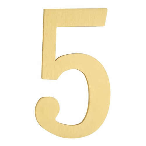 Magnetic brass number - 2.8",