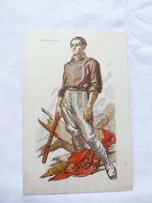 CARTOLINA REGNO ITALIA VENTENNIO PNF DUDOVICH ILLUSTRATORE MANGANELLO CAMICIA NE