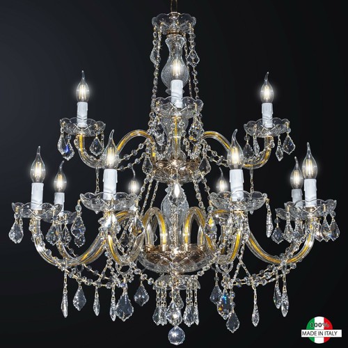 Lampadario classico luci - 12,